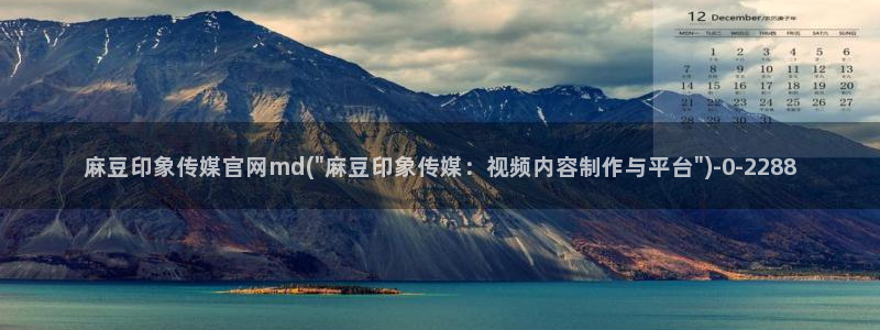 麻豆视频指南文案